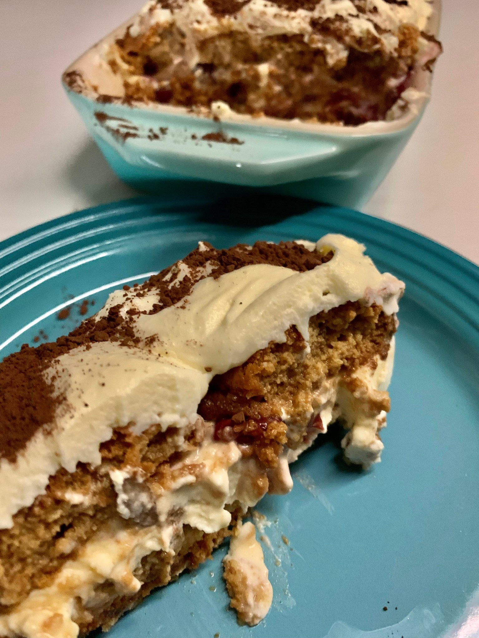 dessert mit cantuccini und mascarpone